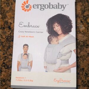 Ergobaby Gray Newborn Carrier with Adjustable Waistbelt